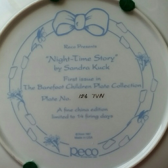 Sandra Kuck collector plate - Picture 3 of 3